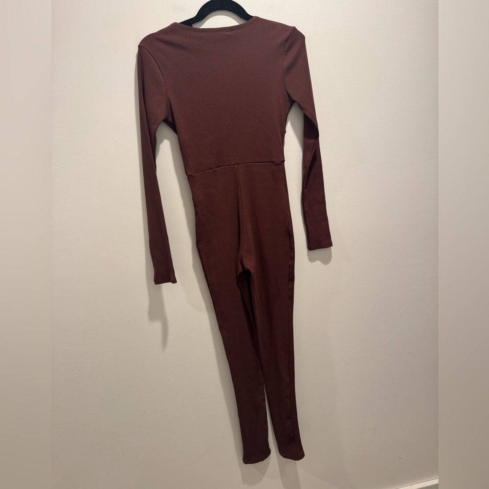 Naked Wardrobe "The Snatched Up" Bustier Jumpsuit - Picture 5 of 6